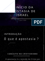 O INÍCIO Da Apostasia de Israel