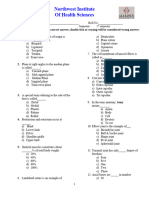 Anatomy 1st Semester Northwest