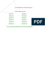 IGCSE Standard Form Ratio Proportion