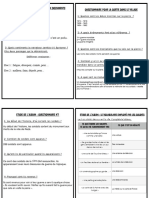 Corrections Des Questionnaires