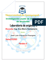 Investigación #2 Punto Ebullicion de Alcoholes