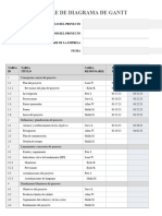 Diagrama de Gantt PARKING