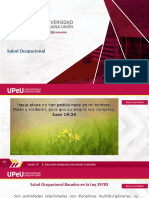 Salud Ocupacional: Sesión 10 Educación Ambiental y Desarrollo Sostenible