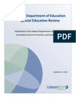 Special Education Report