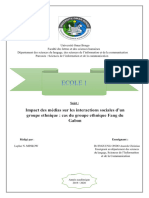 Groupe Ethnique Fang Du Gabon Et Les Médias