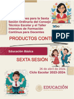 6ta CTE Productos Contestados 26 de Abil