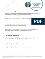 WCA The Intangibles of Leadership - Outline