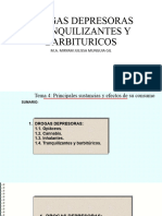 Drogas Depresoras Tranquilizantes y Barbituricos