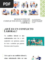 RESOLUCIÓN DE CONFLICTOS EN EL ÁMBITO LABORAL Charla A Personal de Salud