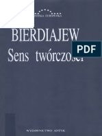 Bierdiajew M. Sens Twórczości Próba Usprawiedliwienia Człowieka