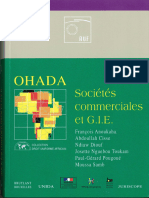 OHADA Sociétés Commerciales Et GIE - François Anoukaha