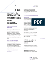 Factores Que Alteran El Mercado Y La Consecuencia en La Economía