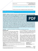 Drug Resistant Typhoid Fever Its Clinical Spectrum and Management in Different Age Groups