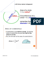 Chapter18-Areas of Circle, Sector & Segment