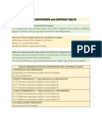 Comparison Essay Kitapcik