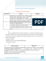 Corrigé Du Sujet Bac 2013p Le Fonctionnement Du Muscle