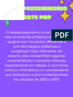 Neoexpressionismo e Pop Art