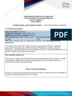 Activity Guide and Evaluation Rubric - Unit 2 - Task 4 Superstitions Spotlight