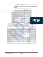 Budgetary Control Assignment