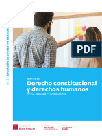 Derecho Constitucional y Derechos Humanos