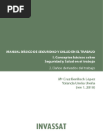 Daños Derivados Del Trabajo. Los Accidentes de Trabajo y Las Enfermedades Profesionales. Otras Patologias Derivadas Del Trabajo - Cs