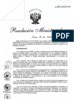 RM554-2011-MINSA DA181-Minsa, Estandares de Plataforma Informatica para Software Aplicativo en El Minsa