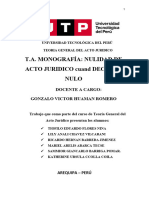 Monografia Nulidad Acto Juridico