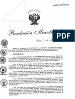 RM617-2011-MINSA Aprueba La Directiva Administrativa 185-Minsa "Medidas de Ecoeficiencia en El Ministerio de Salud"