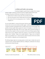 Debits and Credits Handouts