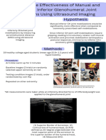 Inservice Comparing The Effectiveness of Manual and Self-Applied Inferior Glenohumeral Joint Mobilizations Using Ultrasound Imaging 1