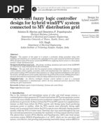 ANN and Fuzzy Logic Controller Design For Hybrid wind/PV System Connected To MV Distribution Grid