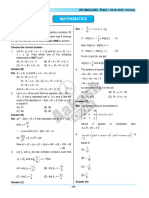 Ans and Sol Jee Main 2022 Phase 1-25-06 2022 e Math Final