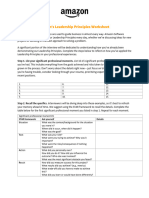 Leadership Principles Worksheet