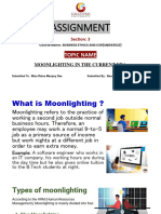 ASSIGNMENT Moonlighting