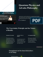 Quantum Physics and Advaita Philosophy