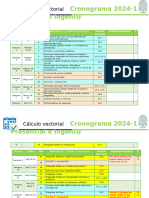 Cronograma Cálculo Vectorial Presencial-Ingenia2024-1