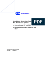 General Conditions For Connections at Medium Voltage (MV) or 38 Kilovolts (KV)