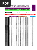 #16 - Planilha Grátis Lotofácil - Fechamento Redução 20 para 10 - 5 Fixas em 36 Jogos