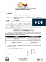 Corrected Provincial Advisory No. 2024 249 Bis Bops Provincial Orientation For Barangay Secretaries 1