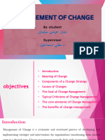 Management of Change