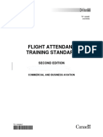 Tcca TP 12296e - Flight Attendant Training Standard