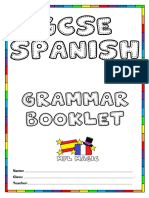 Gcse Spanish: Grammar Booklet