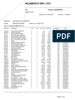 Orçamento Nro 8757