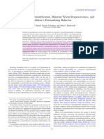 Maternal History of Parentification, Maternal Warm Responsiveness, and Children's Externalizing Behavior