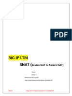 Big-Ip LTM Snat (: Source NAT or Secure NAT)