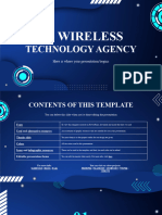 5G Wireless Technology Agency by Slidesgo