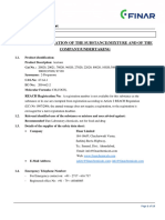 Acetone FINAR MSDS