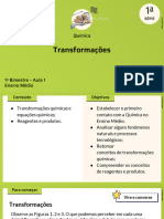 Aula 1 - Transformações