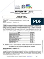 Boletim Interno #13/2024: Publicado em 27 de Março de 2024