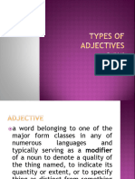 Types of Adjectives